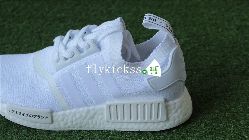 Real Boost Adiddas NMD R1 PK Japan Triple White